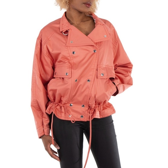Isabel Marant Jackets & Blazers - NWT ISABEL MARANT ORANGE PARKA JACKET WITH SINCH WAIST DETAIL